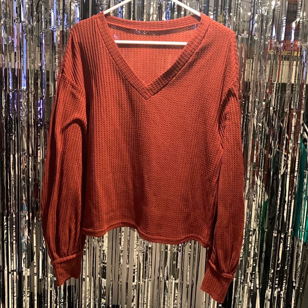 NO BRAND Copper Long Sleeve Size L